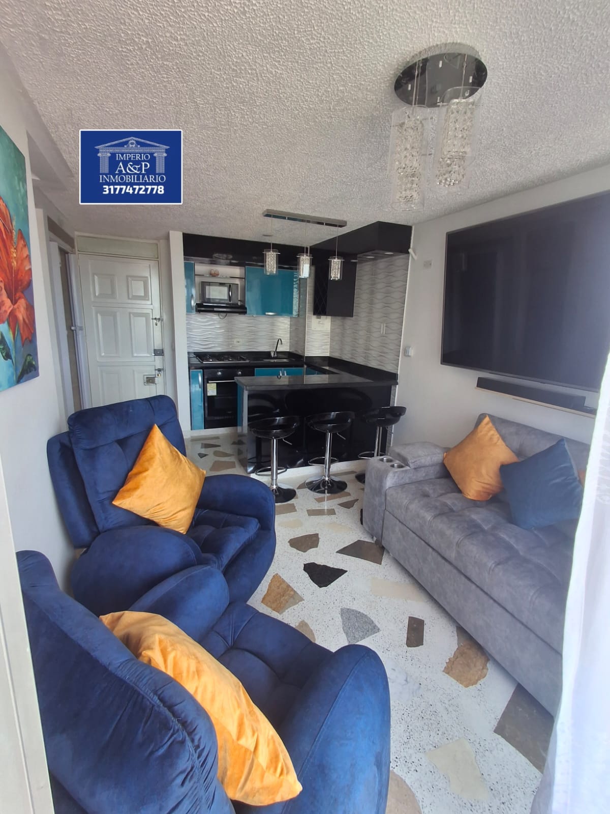 SE ARRIENDA APARTAMENTO AMOBLADO Ricaurte Cund - Imagen 2